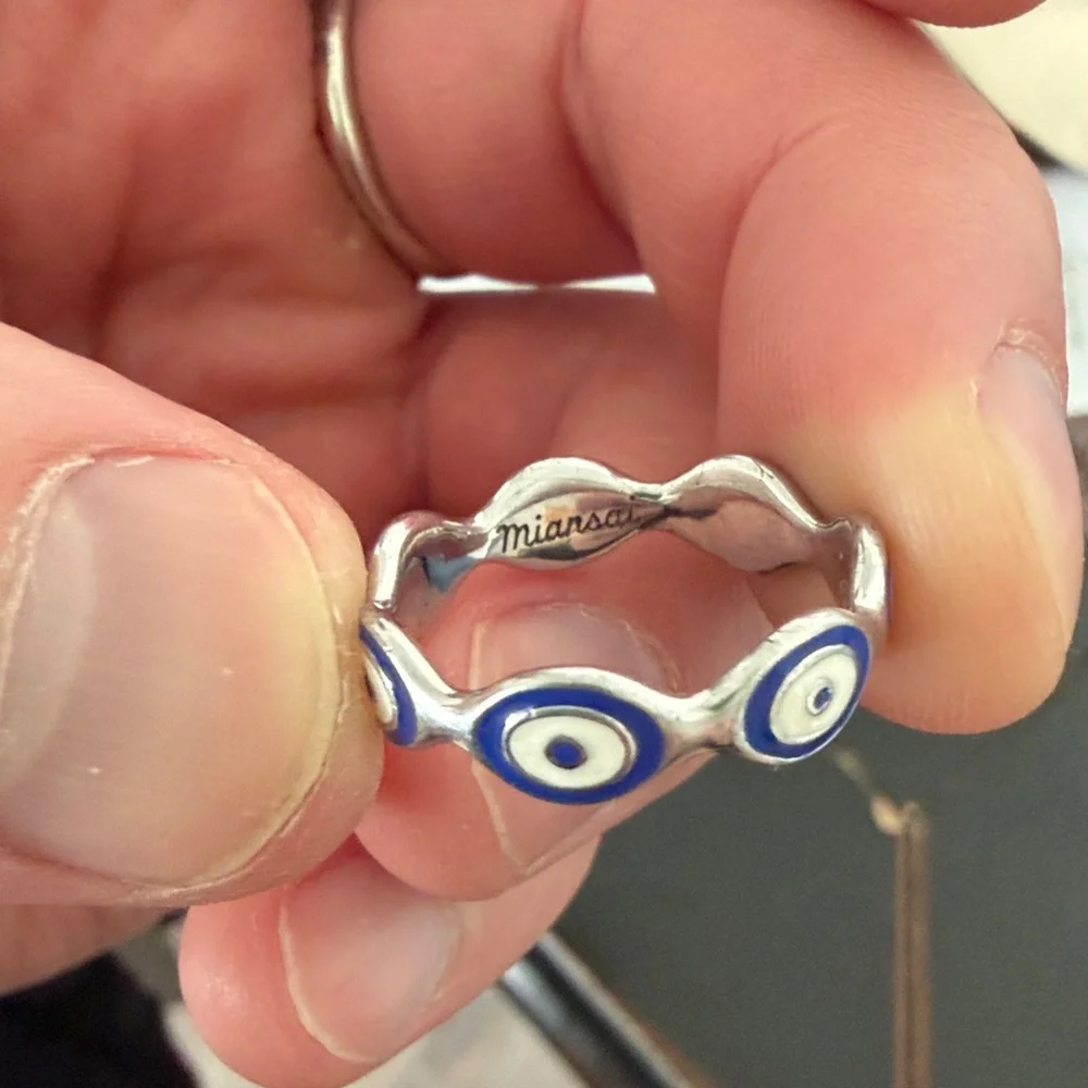 Miansai Blue Eye Ring - Picture 3 of 5